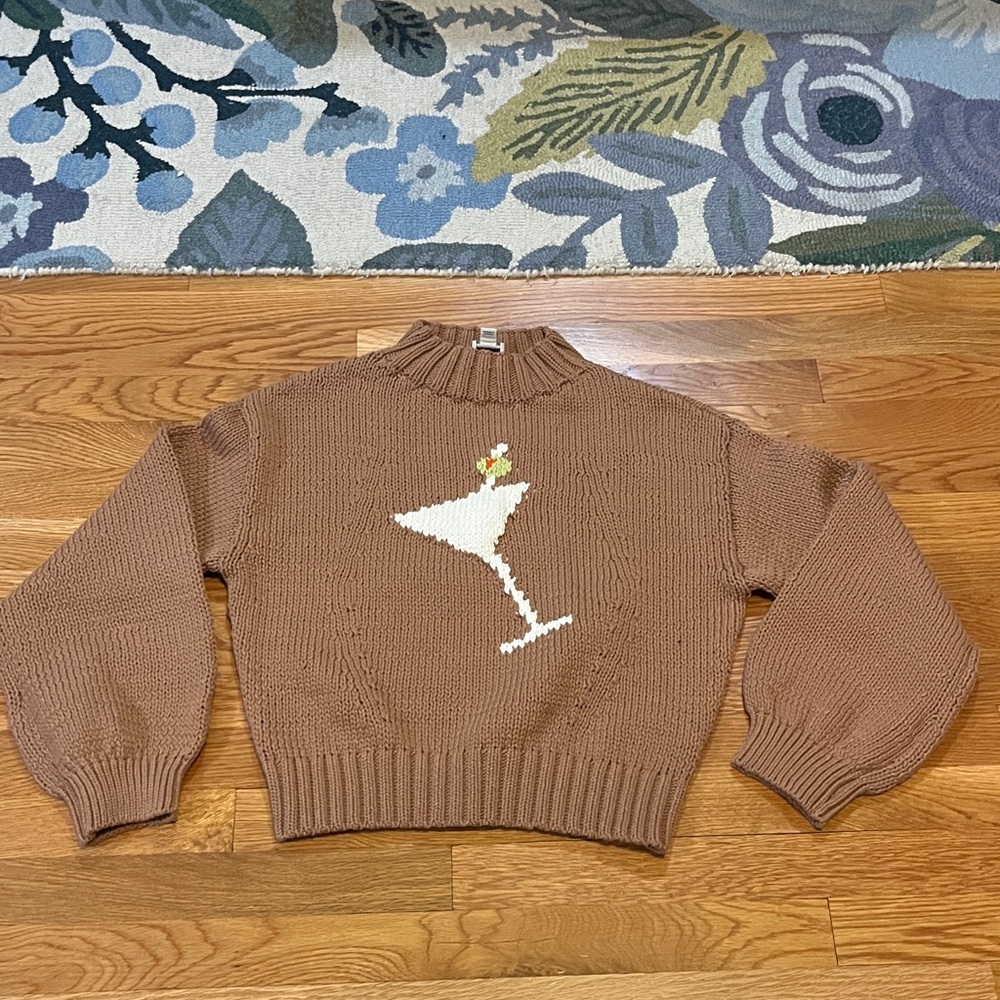 Anthropologie Pippa Mock-Neck Sweater Icon Edition Size Medium NWOT - Picture 6 of 14
